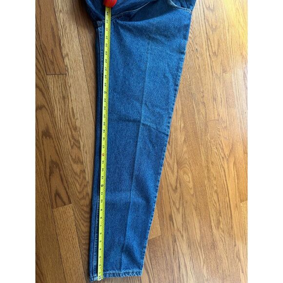 Vintage Levis 550 Jeans 38x34 Medium Baggy Wash Straight 90's Red Denim Made USA - Picture 5 of 10